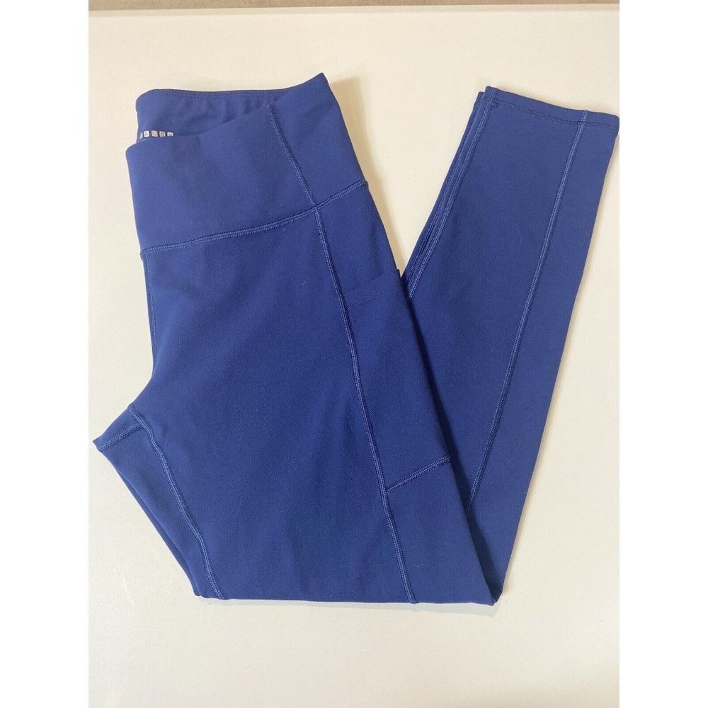 Ewedoos dark blue active leggings with pockets women's size 2XL